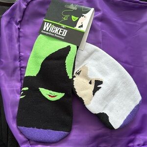 Brand new genuine with tags original socks purchased at the Wicked musical.